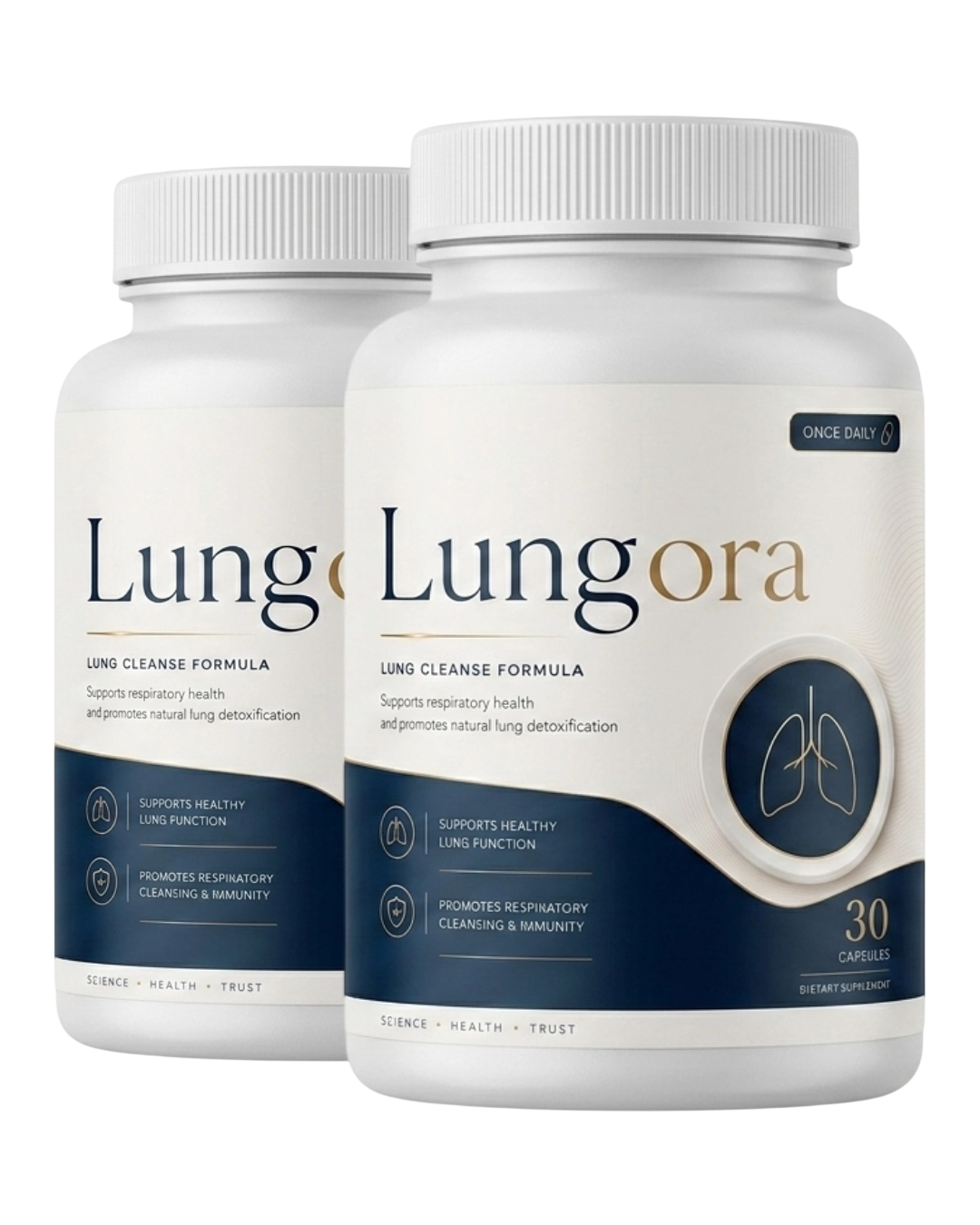 Two bottles of Lungora